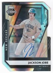 Jackson Jobe [New Decade Die Cut Signature] #3 Baseball Cards 2021 Panini Elite Extra Edition Prices