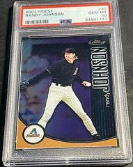 Randy Johnson #32 Baseball Cards 2001 Finest Prices