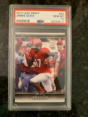James Quick Football Cards 2017 Leaf Draft Prices