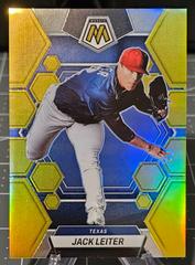 Jack Leiter [Gold] Baseball Cards 2023 Panini Chronicles Mosaic Prices