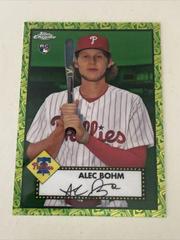 Alec Bohm [Green Yellow] Baseball Cards 2021 Topps Chrome Platinum Anniversary Prices