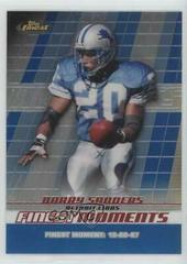 Barry Sanders [Blue Refractor] #FM-BS Football Cards 2008 Topps Finest Moments Prices