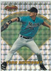 Todd Dunwoody [Atomic Refractor] #139 Baseball Cards 1996 Bowman's Best Prices
