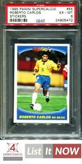 Roberto Carlos #55 Soccer Cards 1995 Panini Supercalcio Stickers Prices
