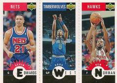 Ken Norman, Doug West, Kevin Edwards #M142 / M141 / M92 Basketball Cards 1996 Collector's Choice Mini II Prices
