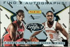 Hobby Box Basketball Cards 2019 Panini Certified Prices