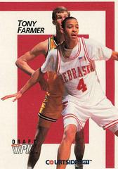 Tony Farmer #19 Basketball Cards 1991 Courtside Prices