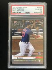 Pete Alonso Baseball Cards 2019 Topps Now Off Season Prices