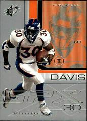 Terrell Davis #27 Football Cards 2001 Spx Prices