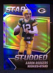 Aaron Rodgers [Blue] Football Cards 2021 Panini Rookies and Stars Studded Prices