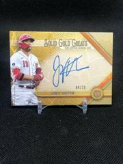 Joey Votto [Orange] #GGA-JV Baseball Cards 2022 Topps Tribute Solid Gold Greats Autographs Prices