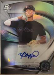 Yiddi Cappe [Autograph] #TOP-1 Baseball Cards 2022 Bowman Platinum Top Prospects Prices
