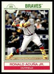 Ronald Acuna Jr. Baseball Cards 2022 Topps 582 Montgomery Club Set 4 Prices