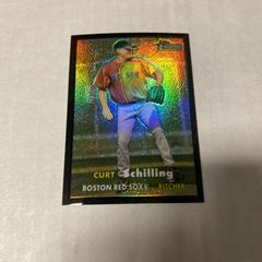 Curt Schilling [Black Refractor] #6 Baseball Cards 2006 Topps Heritage Chrome Prices