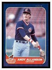 Andy Allanson #U-2 Baseball Cards 1986 Fleer Update Prices