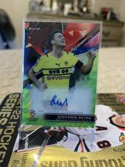 Giovanni Reyna [Green Wave] Soccer Cards 2021 Topps Finest UEFA Champions League Autographs Prices