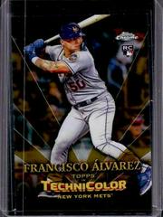 Francisco Alvarez [Gold] #TT-25 Baseball Cards 2023 Topps Chrome in Technicolor Prices