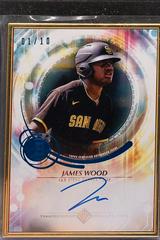 James Wood [Blue] #TCA-JW Baseball Cards 2022 Bowman Transcendent Autographs Prices