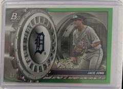 Jace Jung [Green] Baseball Cards 2023 Bowman Platinum Treasures in the Vault Prices