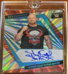 Stone Cold Steve Austin [Sunburst] #AG-SCA Wrestling Cards 2022 Panini Revolution WWE Autographs Prices