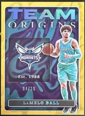 LaMelo Ball [Gold] #17 Basketball Cards 2022 Panini Origins Team Prices