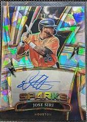 Jose Siri [Cracked Ice] #SS-JS Baseball Cards 2022 Panini Select Sparks Signatures Prices