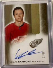 Lucas Raymond [Gold Autograph] Hockey Cards 2021 Upper Deck The Cup Rookie Class of 2022 Prices