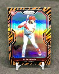 Alec Bohm [Tiger Stripes Prizm] Baseball Cards 2021 Panini Prizm Prices