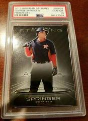 George Springer Baseball Cards 2013 Bowman Sterling Prospects Prices