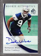 DeMarcus Ware [Autograph] Football Cards 2005 SP Authentic Prices
