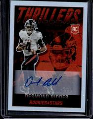 Desmond Ridder [Signature] #TH-20 Football Cards 2022 Panini Rookies & Stars Thrillers Prices