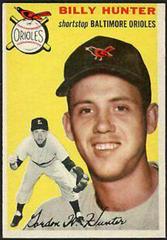 Billy Hunter [Gray Back] #48 Baseball Cards 1954 Topps Prices