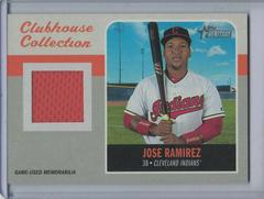 Jose Ramirez #JR Baseball Cards 2019 Topps Heritage Clubhouse Collection Relics Prices