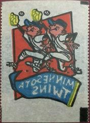 Minnesota Twins Baseball Cards 1961 Topps Magic Rub Offs Prices