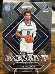 Ziaire Williams Basketball Cards 2021 Panini Prizm Emergent Prices