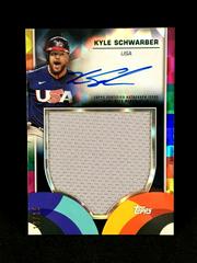 Kyle Schwarber [Black Difractor] #AV-KS Baseball Cards 2023 Topps World Classic Autographs Prices