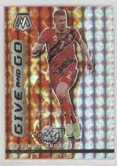 Kevin De Bruyne #28 Soccer Cards 2021 Panini Mosaic Road to FIFA World Cup Give and Go Prices