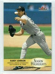 Randy Johnson #U10 Baseball Cards 2000 Fleer Tradition Update Prices