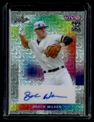 Brock Wilken [Gray Mojo] #BA-BW1 Baseball Cards 2023 Leaf Vivid Autograph Prices