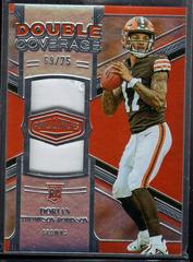 Dorian Thompson Robinson #DC-38 Football Cards 2023 Panini Plates and Patches Double Coverage Prices