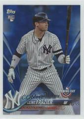Clint Frazier [Blue Foil] Baseball Cards 2018 Topps Opening Day Prices
