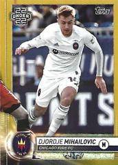 Djordje Mihailovic [Gold] Soccer Cards 2020 Topps MLS Prices