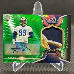 Aaron Donald [Green Refractor] Football Cards 2014 Topps Platinum Autograph Rookie Patch Prices