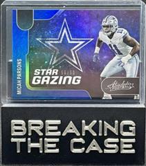 Micah Parsons [Spectrum Blue] #SG-6 Football Cards 2022 Panini Absolute Star Gazing Prices