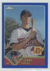 Terry Tiffee #215 Baseball Cards 2003 Topps Chrome Prices