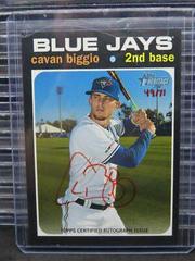 Cavan Biggio [Red Ink] #CB Baseball Cards 2020 Topps Heritage Real One Autographs Prices