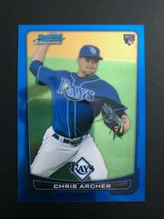 Chris Archer [Blue Refractor] Baseball Cards 2012 Bowman Chrome Draft Prices