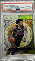 Cade Cunningham [Yellow] #24 Basketball Cards 2022 Panini Obsidian Equinox Prices