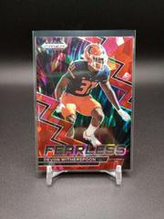Devon Witherspoon [Red Ice] #F-12 Football Cards 2023 Panini Prizm Draft Picks Fearless Prices
