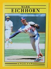 Mark Eichhorn #311 Baseball Cards 1991 Fleer Prices